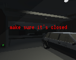 make sure its closed